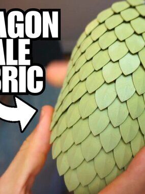 Dragon Scale Flexible Mesh/Fabric l Full design process included (Fusion 360) is